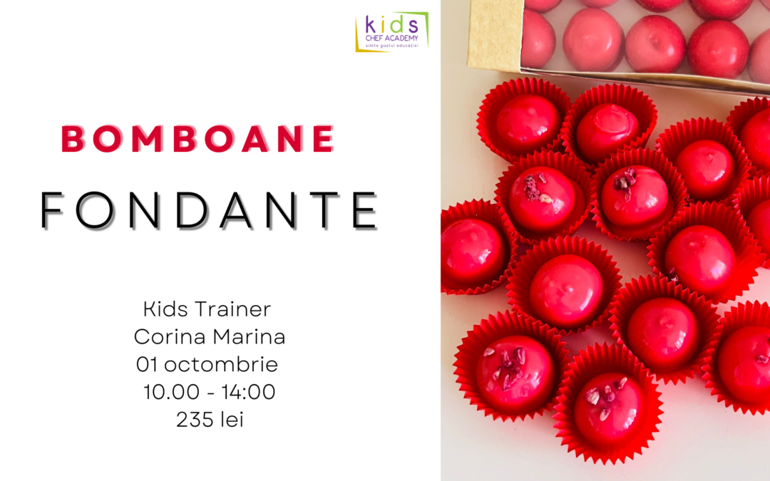 Bomboane Fondante – Kids Chef Academy