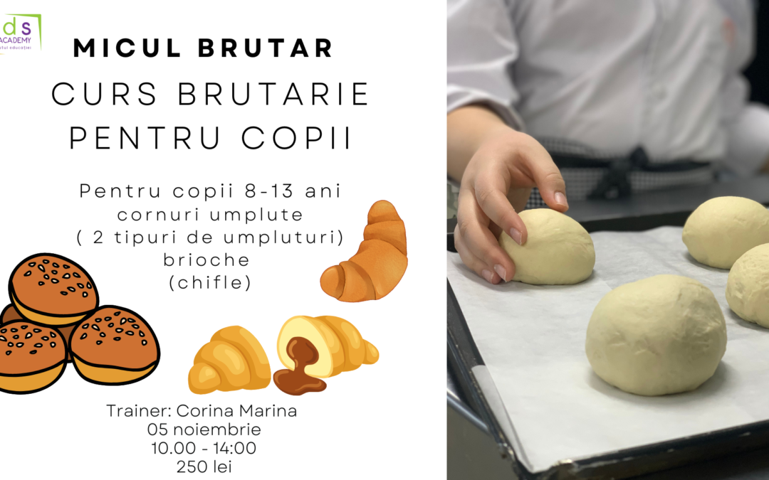MICUL BRUTAR – curs brutarie pentru copii