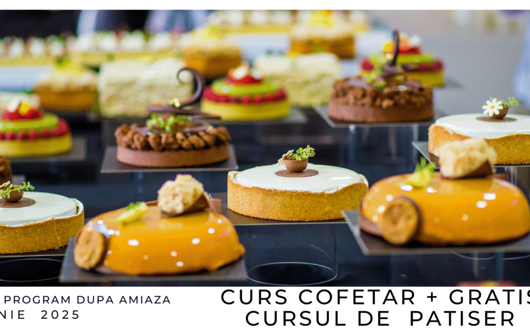 CURS ACREDITAT COFETAR C 78 + GRATIS CURSUL DE PATISER