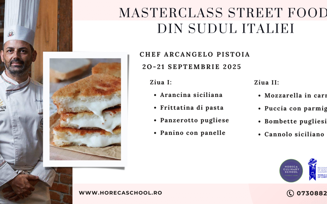 Masterclass Street Food din Sudul Italiei cu Chef Arcangelo Pistoia
