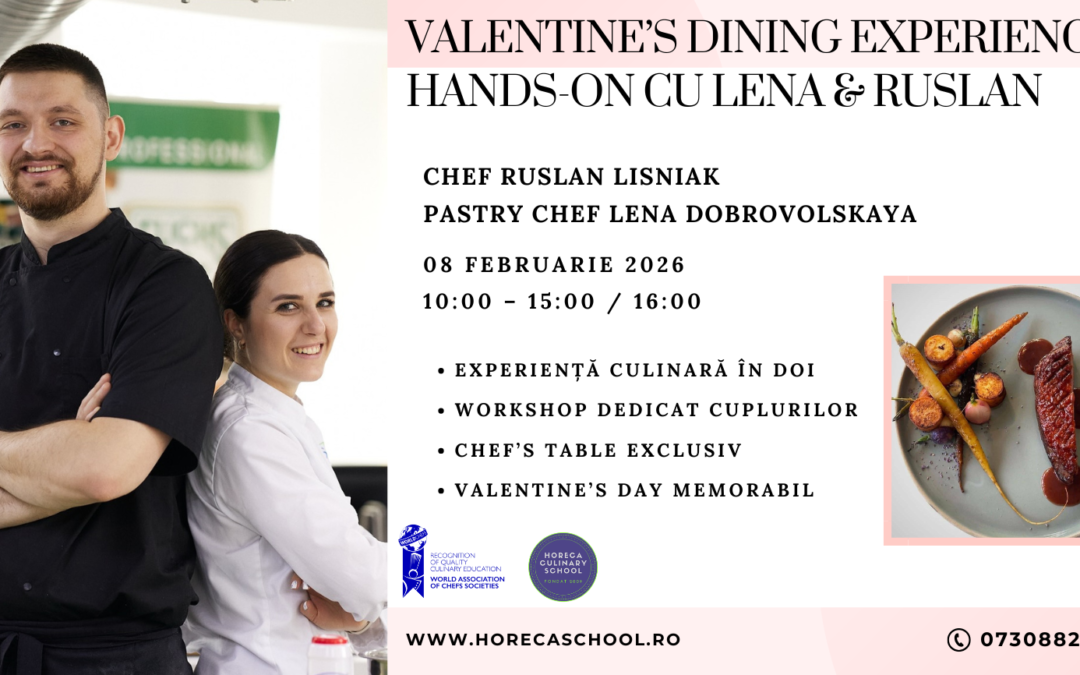 Valentine’s dining experience hands-on cu Lena & Ruslan