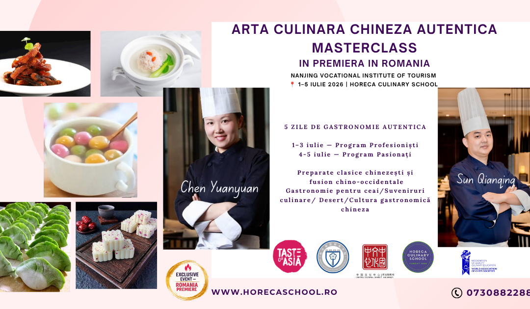 CHINA AUTENTICĂ,  MASTERCLASS DE ARTĂ CULINARĂ CHINEZĂ