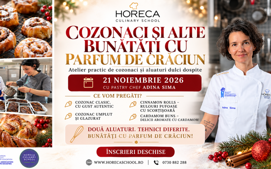 Atelier de cozonac facut corect nu “din noroc”